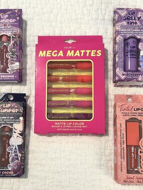 Lip Products, Lot of 5 Items, Plumper, Jelly, Oil, Mattes